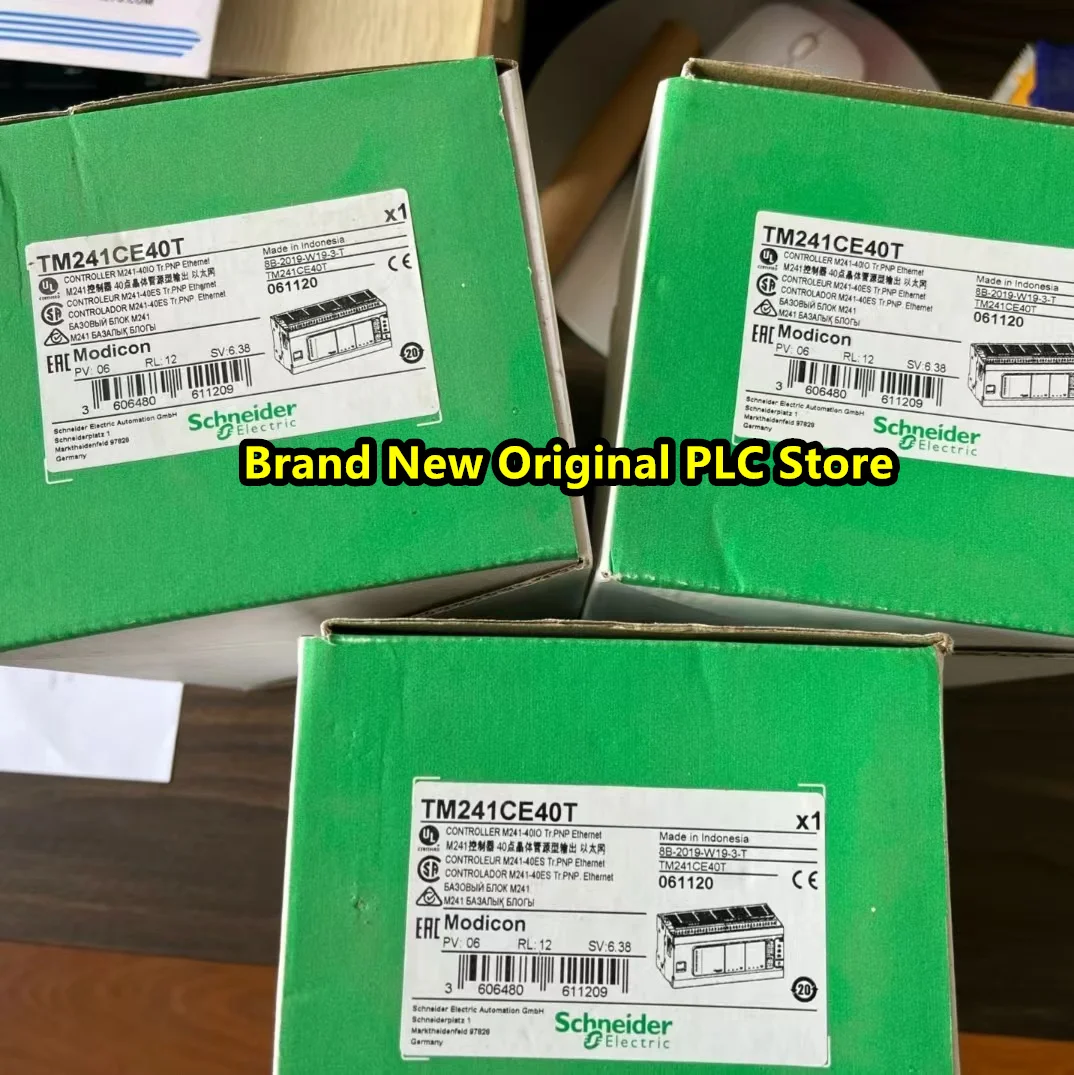 Новый TM221CE40T TM3AI4 TM3AI8 TM221CE16T HMIGXU5512 TM241CE40T