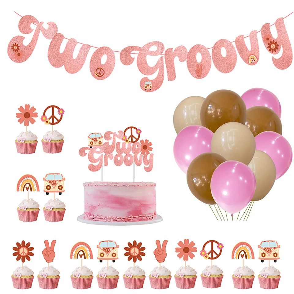 1 комплект богемный баннер для торта в виде радужного автобуса | Дом и сад