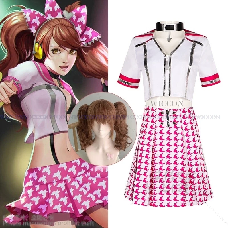 Костюм для косплея из аниме P4 Kujikawa Rise японская школьная форма JK Женская юбка