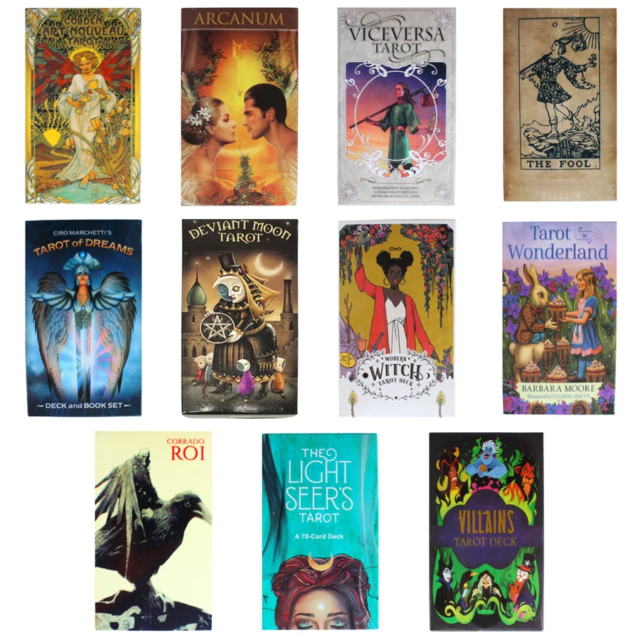 

The Moon Oracle Cards Tarot Find the Right Moment High Quality Deck Game Toy with PDF Guidebook Deck Games Playing Cards