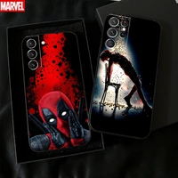 marvel deadpool venom spiderman phone case for samsung galaxy s22 s21 s20 s10 10e s9 s8 plus s22 s21 s20 ultra fe 5g soft