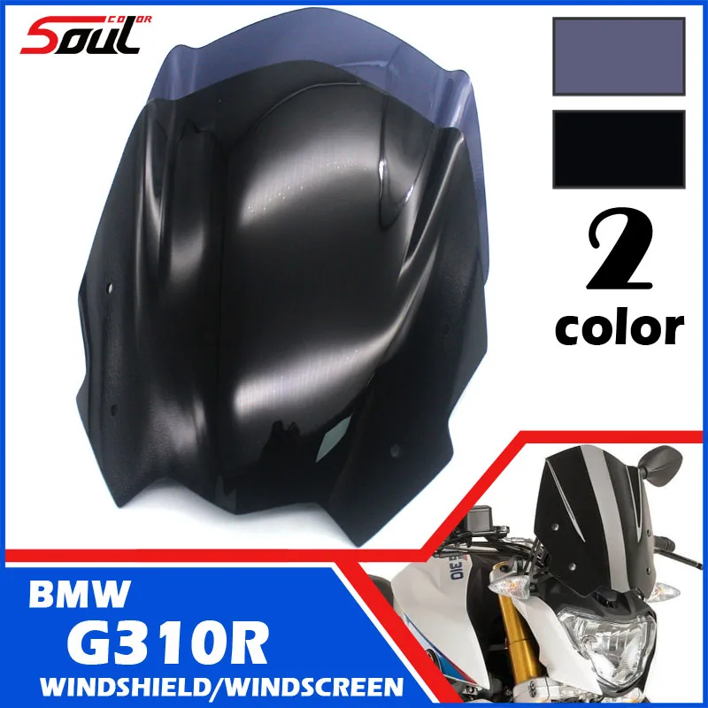 

Козырёк ветрового стекла для мотоцикла, подходит для G310R 2016 2017 2018 2019 2020 2021 2022 G310 R 16-22 Dual Bubble 16-22