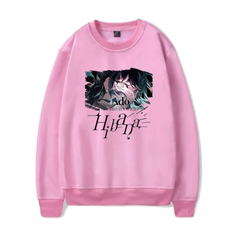 Толстовка с круглым вырезом и длинными рукавами Ado World Tour 2025 для женщин/мужчин