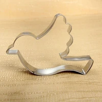 bird shape stainless steel cookies chocolate cookie cutter mold baking tool kitchen supplies for kids party