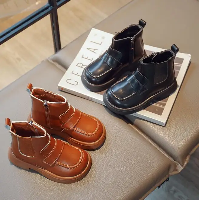 

Children Snow Boots Autumn New Girl Princess Short Boots Fashion Diamond Boys Baby Ankle Boots Soft Bottom Non-slip Casual Shoes