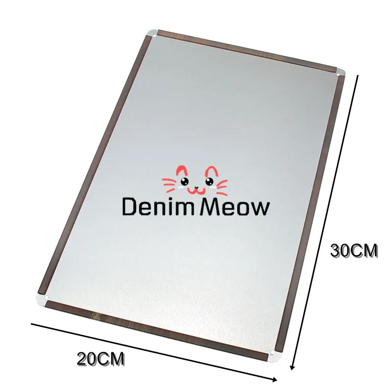 Выпекание винтажная металлическая жестяная вывеска Черный кот художественный