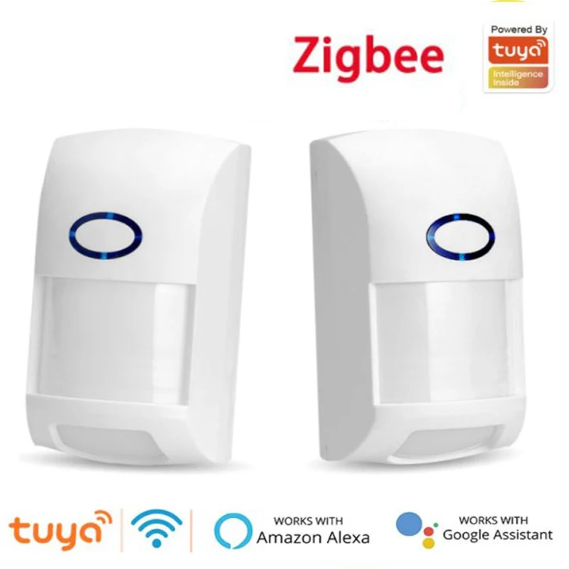 

Tuya Zigbee Smart Infrared Detectors Motion Sensor Smartlife App Remote Notification Alarm System Works With Alexa Google