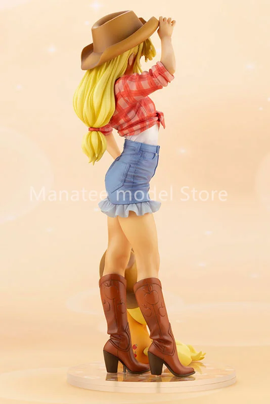 Фото Kotobukiya оригинальная MY LITTLE PONY Bishoujo Applejack 1/7 ПВХ фигурка аниме модель игрушки коллекция кукла подарок №5