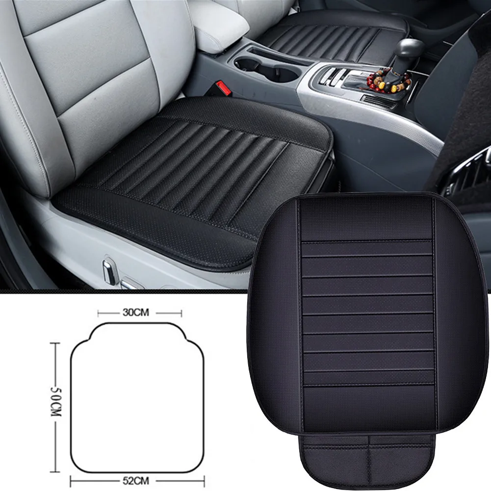 

Cover Pad Car Front Seat Cover Pad Car Front Cover Leather Mat PU Leather Seat Breathable Chair Soft Cushion Pad Chair Protector