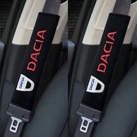 car seat belt pads safety belt shoulder cover for dacia duster 2016 2020 daster dokker logan sandero stepway lodgy mcv 2 spring
