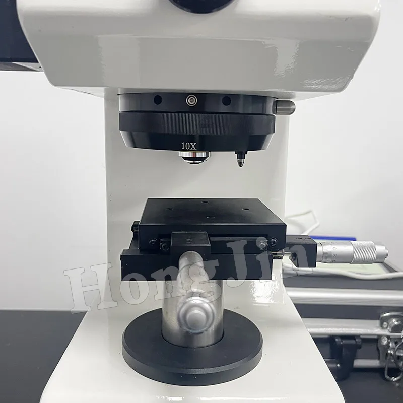 Микротвердомер машина для испытания твердости пластиковой резины металлическая