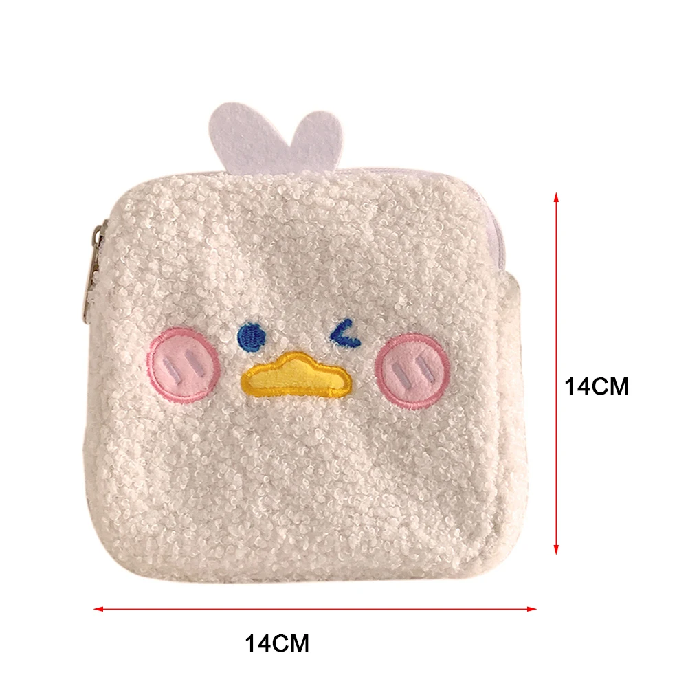 Mini Cartoon Sanitary Pad Storage Bag Small Ladies Cosmetic Bag Portable Girls Lipstick Coin Sanitary Bags For Girls Women