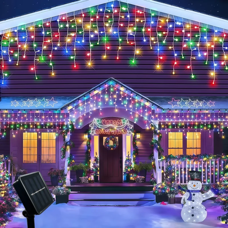 Солнечные гирлянды OKAL RED EAST  теплый белый/белый 5.5 м/9 м