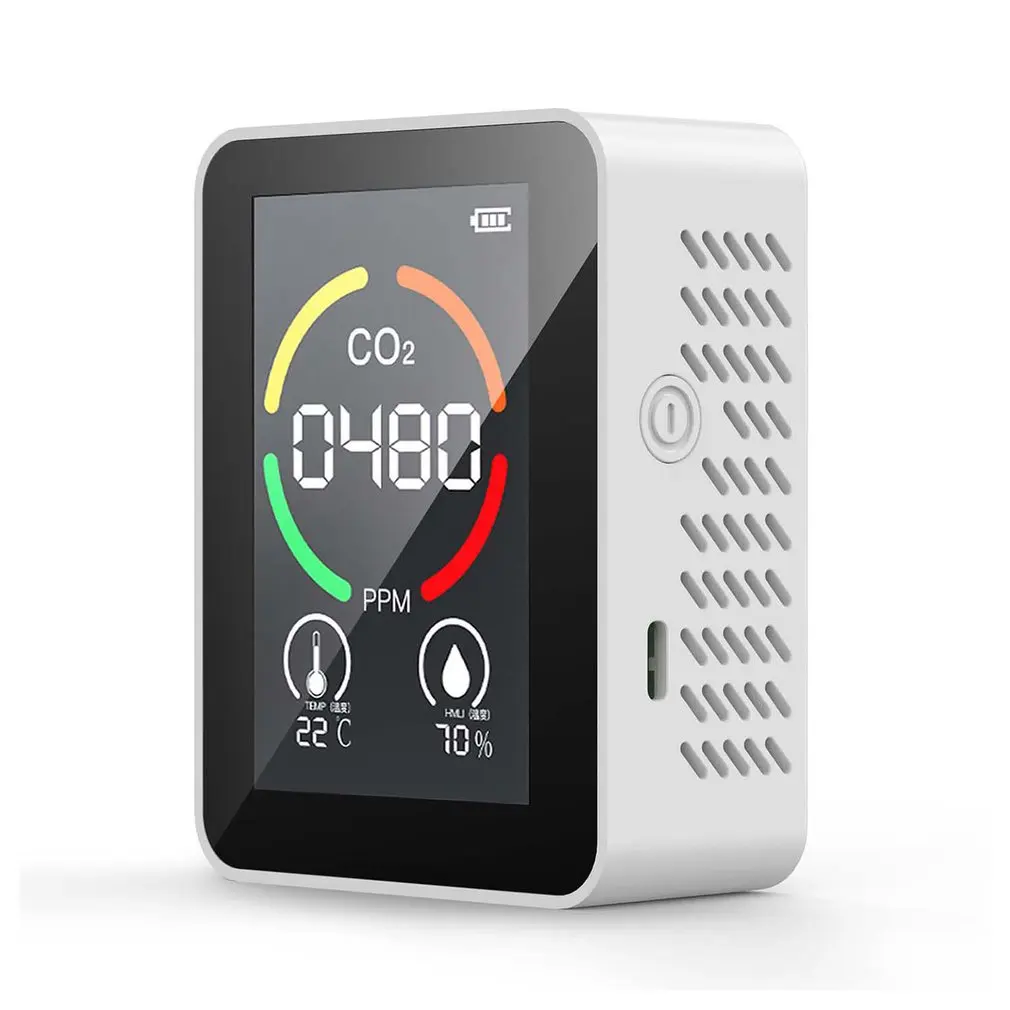 

Интеллектуальный измеритель CO2, портативный монитор качества воздуха, детектор температуры, высокоточный инфракрасный детектор влажности