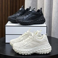 fashion sneakers platform dad shoes female online influencer 2022 summer new casual womens breathable mesh shoes
