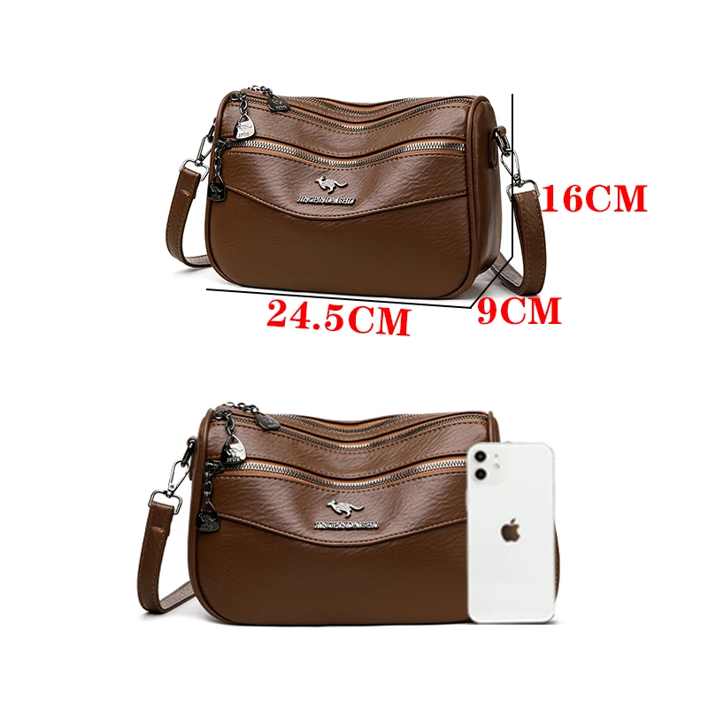 Высококачественные однотонные кошельки сумки на плечо роскошные женские через