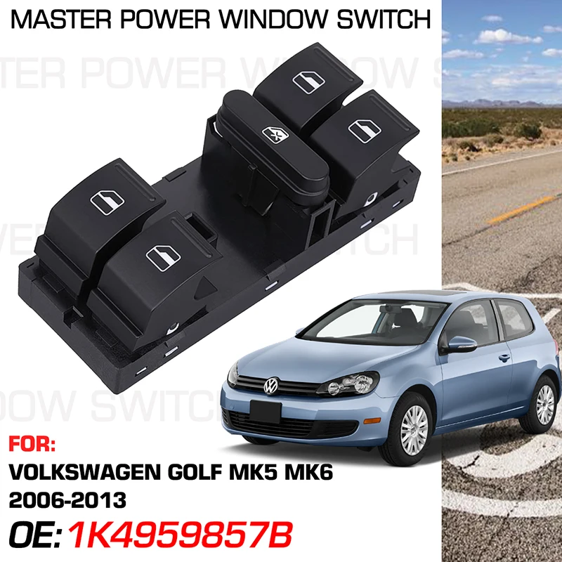 Переключатель Стеклоподъемника автомобиля 12 контактов для Volkswagen Golf MK5 MK6 2006-2013