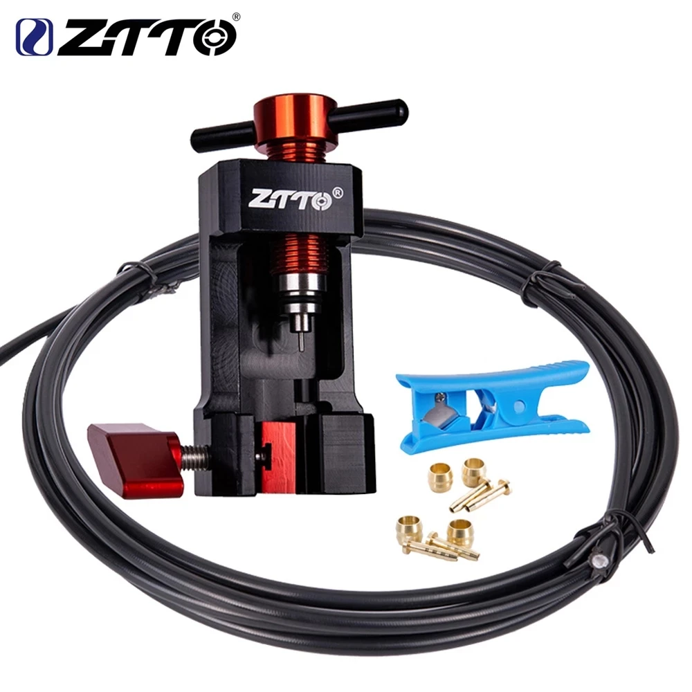 

ZTTO Bicycle Hydraulic Disc Brake Oil Needle Tool Driver Hose Cutter Cable Pliers Olive Connector Insert BH59 BH90 Install Press