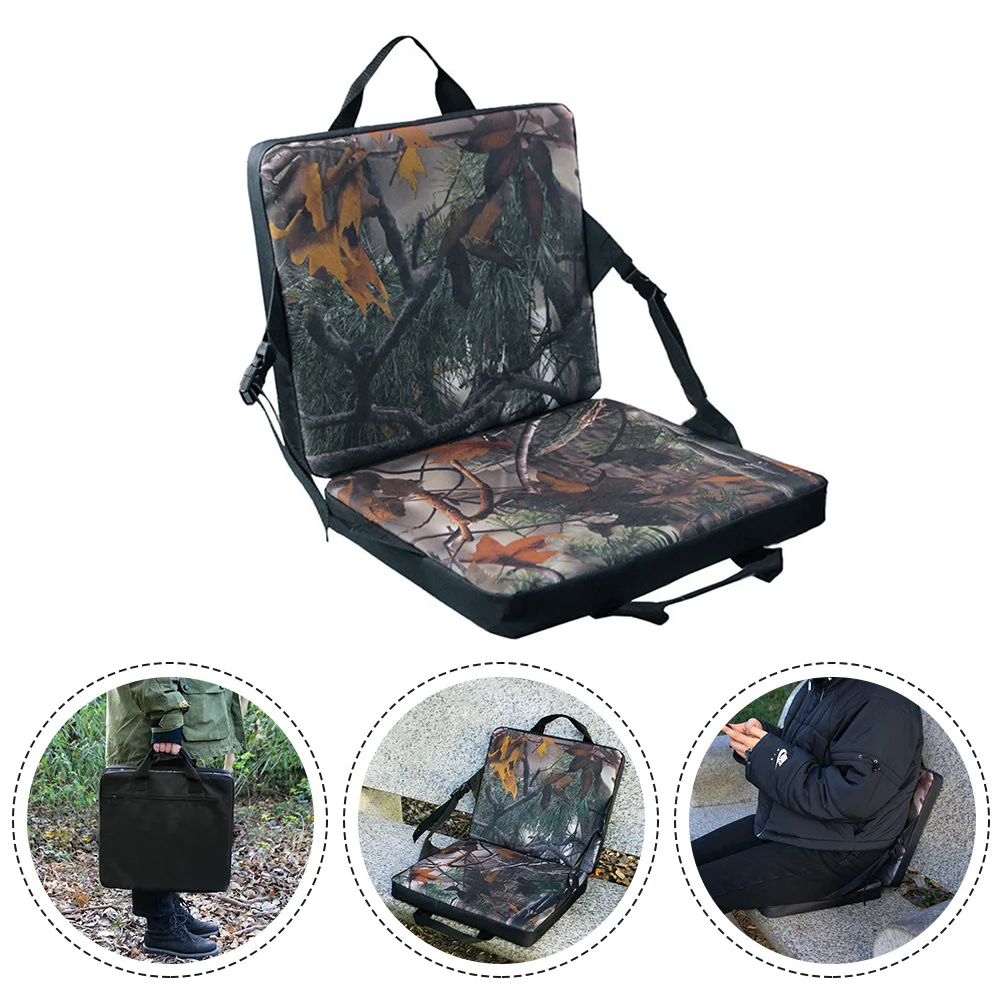 

Outdoor Camping Cushion Foldable Moisture-proof Pad Stadium Camping Fishing Picnic Beach Chair Camouflage Seat Back