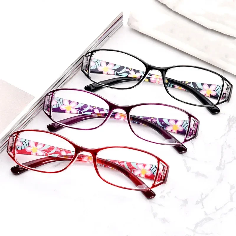 

Новые модные пресбиопические очки с принтом для женщин элегантные и простые пресбиопические очки для пожилых людей на рынке цзянху