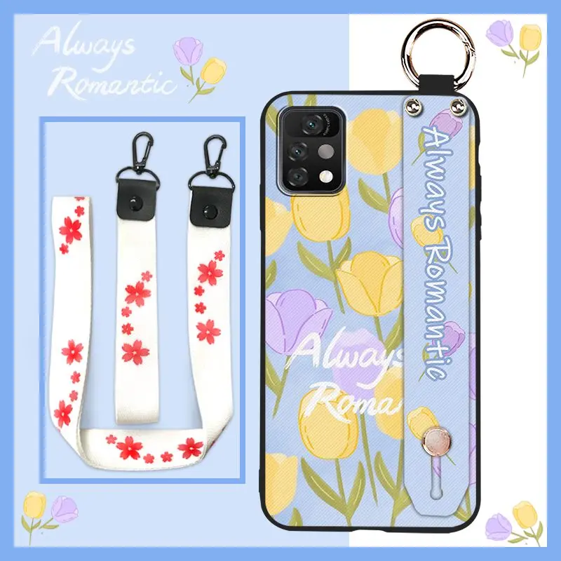 anti knock original phone case for umidigi a11 pro max sunflower fashion design wristband free global shipping