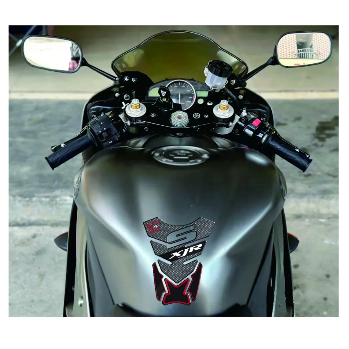 3D резиновая прокладка топливного бака для мотоцикла YAMAHA XJR XJR400 XJR1200 F X XJR1300 XJR250 Защитная Наклейка на топливный бак