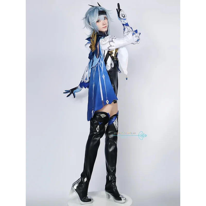 Костюм для косплея Eula Genshinimpact костюм парик полный комплект аниме ролевая игра