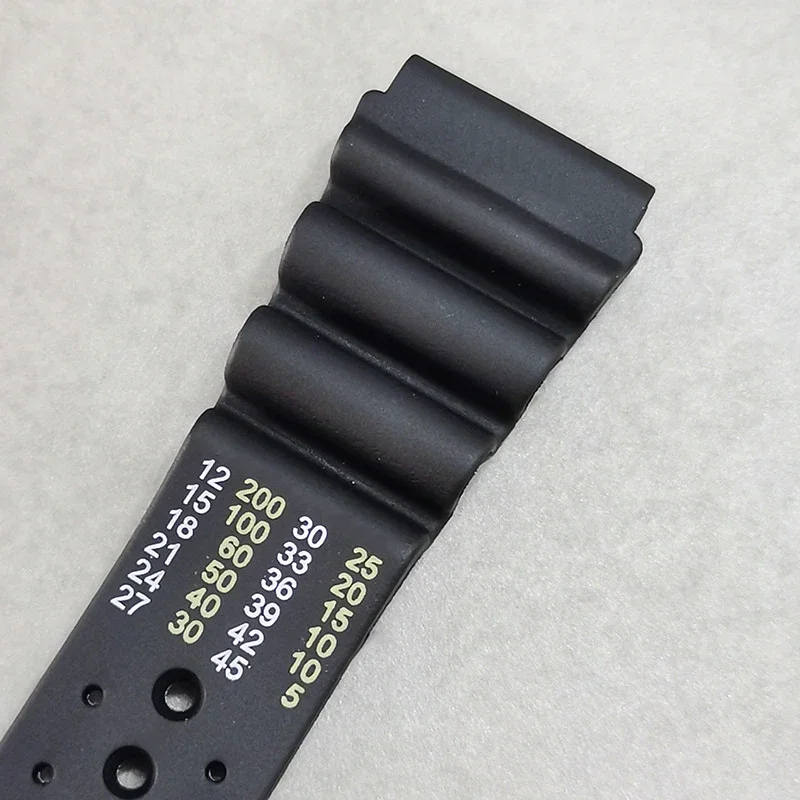 Силиконовый ремешок для часов Seiko Water Ghost ND Limits