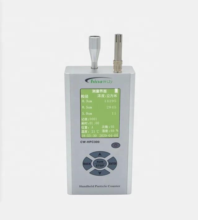 

Handheld Air Quality Monitor Portable Laser Airborne Particle Counter