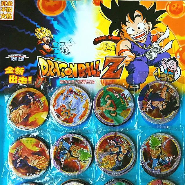 

Dragon Ball Paper Card Medium Round Card Flash Card 120 Pictures Children's Game Card Gift Toy 6.2 Cm Card Collection