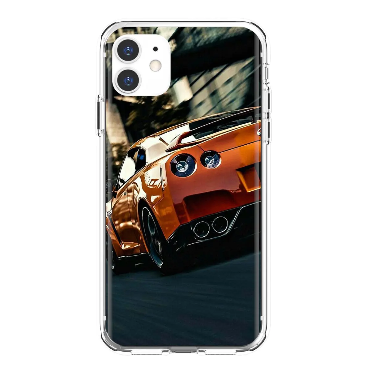 JDM-автомобиль-NISSAN-GTR-металлический логотип силиконовый чехол для телефона Huawei Honor