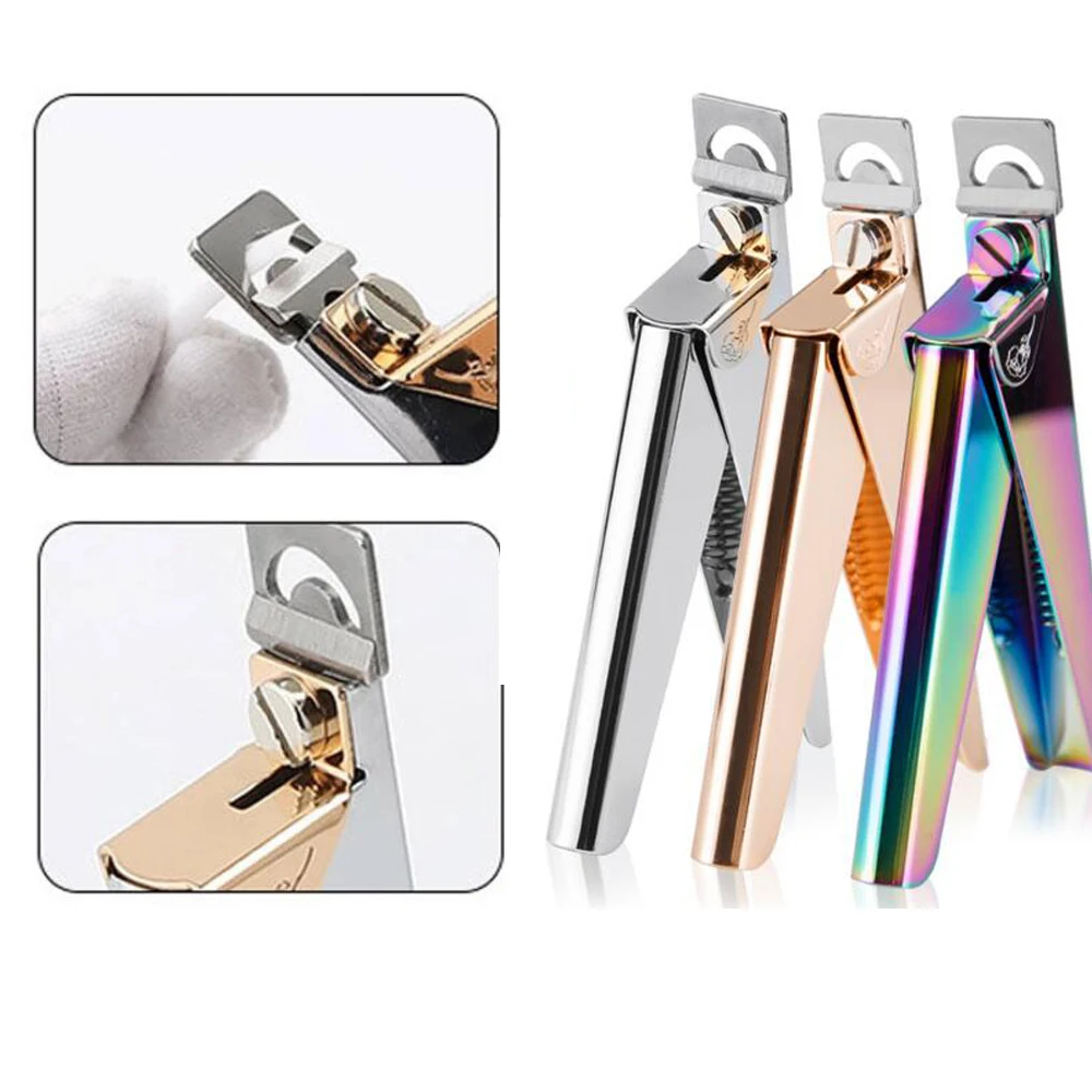 

1pcs French U Shaped Nail Scissors Nail Edge Finger Clipper One Word False Tips Cutter Trimmer Acrylic Gel Polish Manicure Tool