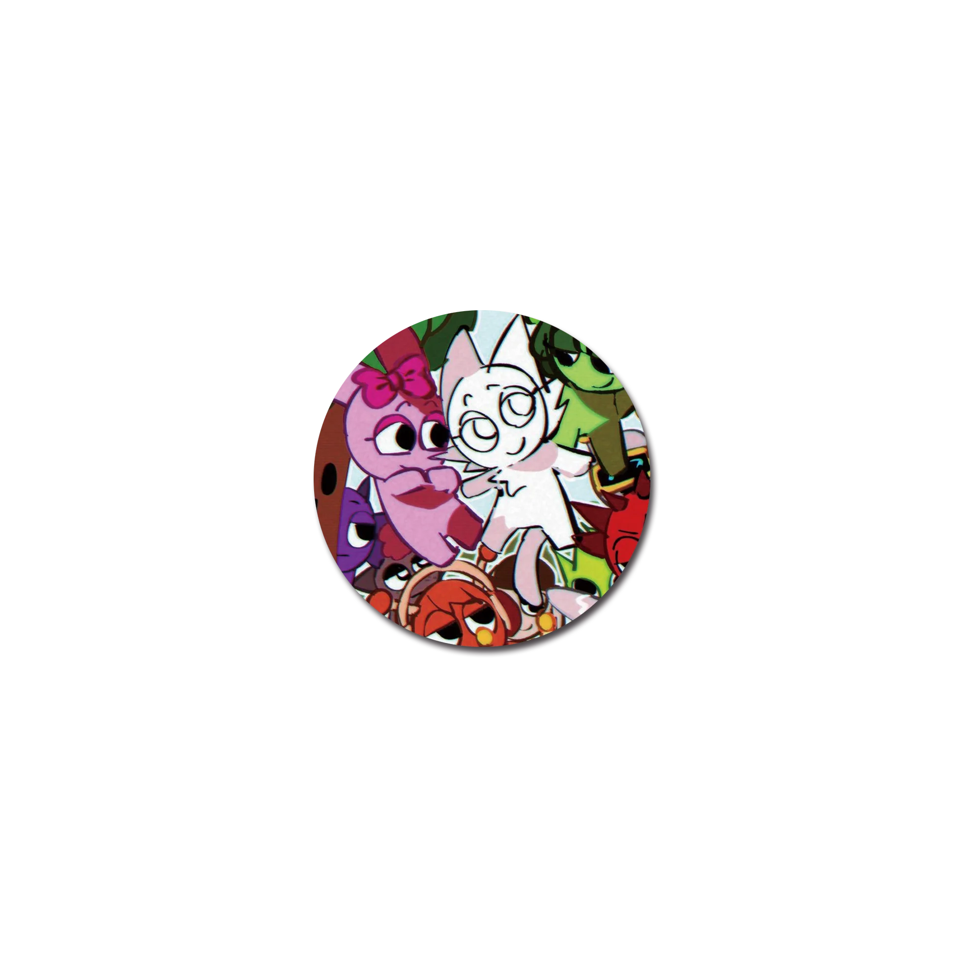 58 мм Sprunki Горячая игра Chibis булавка брошь для одежды HatOren Raddy Gray Brud Vineria значок