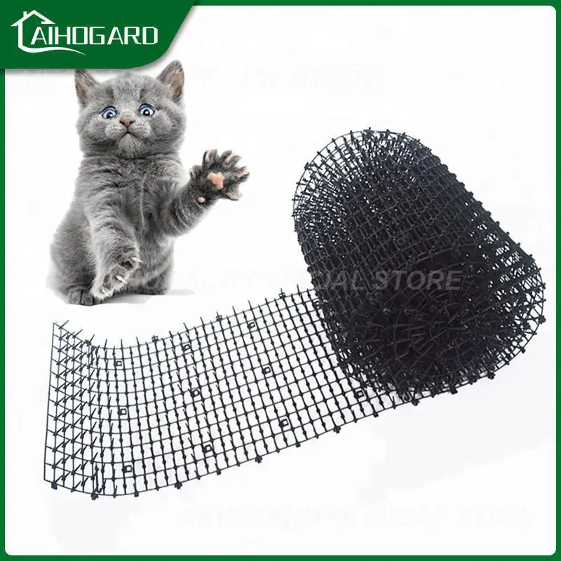 

New Garden Cat Scat Mats Anti-cat Dogs Repellent Mat Prickle Strips Keep Cats Away Safe Plastic Spike Thorn Network Pets Supply