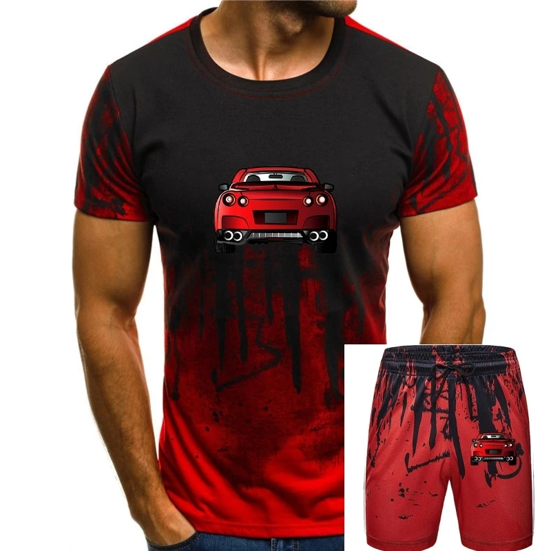 

Nissan GT-R Car Back T-shirt Full Colour Print High Quality Tee for present for your Boyfriend Dad MUF-12124 men t shirt