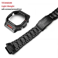 56005035mm watch bezel strap for casio g shock dw5600 gmw b5600 modified mecha titanium gmwb5600 watchband case accessories