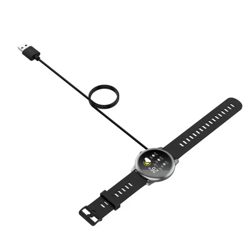 Фото USB-кабель для зарядки, провод для зарядного устройства Haylou Solar LS05 Ticwatch GTX CXB01/YAMAY SW022 W26, адаптер для зарядки умных часов №3