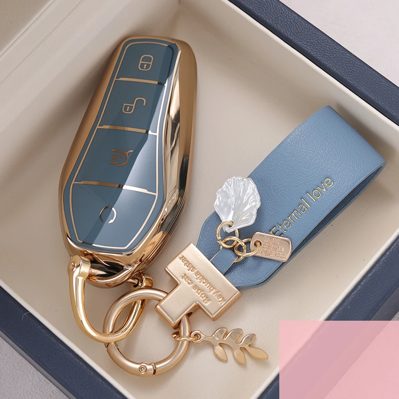 Автомобильный чехол для ключей полная защита корпуса BYD Tang EV600 Han EV Yuan ATTO 3 Song PLUS Pro