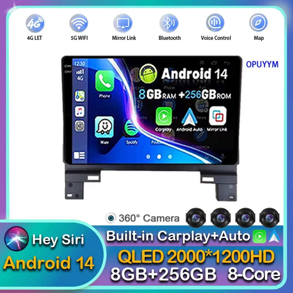 Android 14 Carplay Auto WIFI + 4G 2din для Honda XRV 2023 автомобильный радиоприемник мультимедийный
