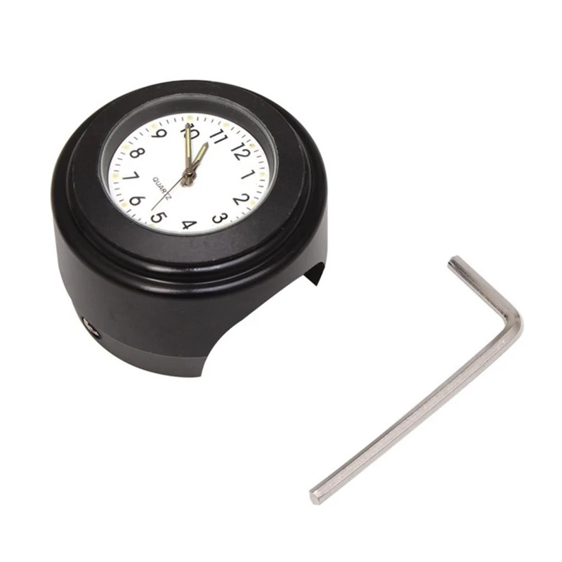 

Universal 7/8" Waterproof Motorcycle Bike Handlebar Mount Quartz Clock Watch