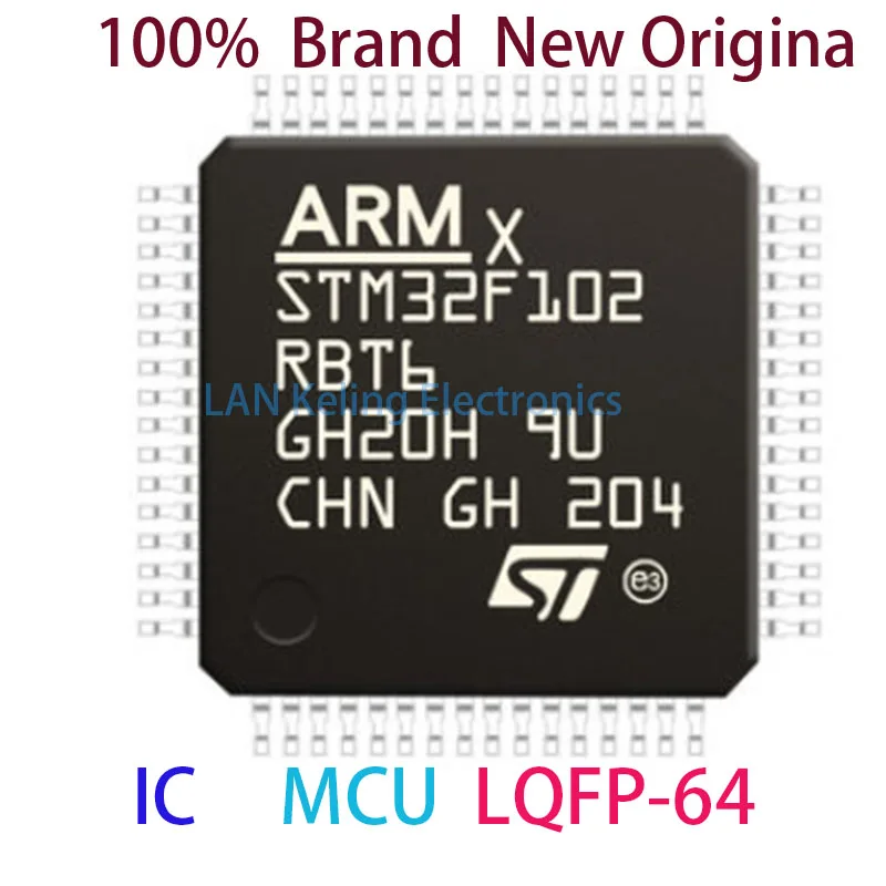 STM32F102RBT6 STM STM32F STM32F102 STM32F102RB STM32F102RBT 100% Brand New Original IC MCU LQFP-64