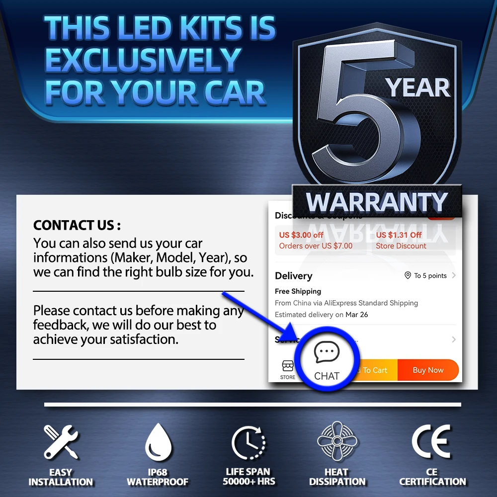 240 Вт светодиодные фары 40000LM дальний ближний свет Canbus автомобильные 12 В 6000 К супер