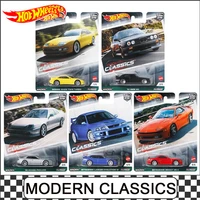 original hot wheels premium car culture modern classics diecast 164 nissan bmw honda kid boys toys for children birthday gift