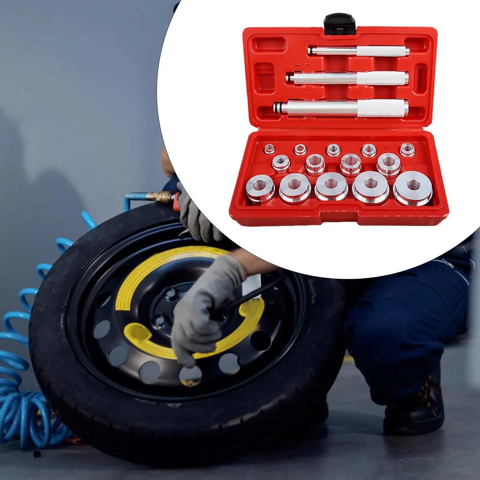 17-компонентный алюминиевый подшипник для установки гонок и уплотнений набор