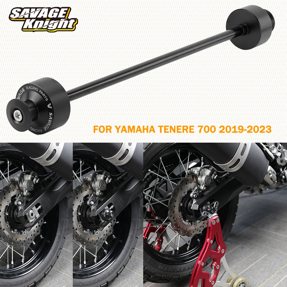 

Tenere700 Rear Axle Fork Wheel Crash Slider Motorcycle Accessories Swingarm Spools Protector For YAMAHA XTZ TENERE 700 2019-2023
