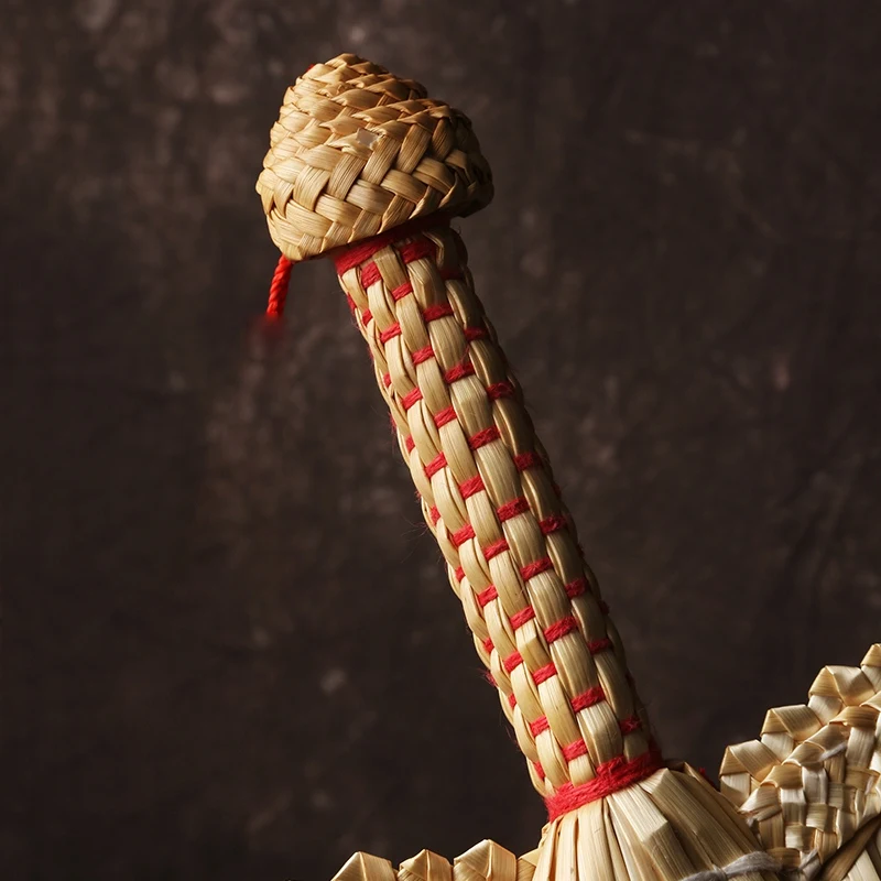 

Плетеный вручную соломенный ручной вентилятор старого лета натуральный ручной веер Экологически чистый ручной веер Декоративный Круглый веер