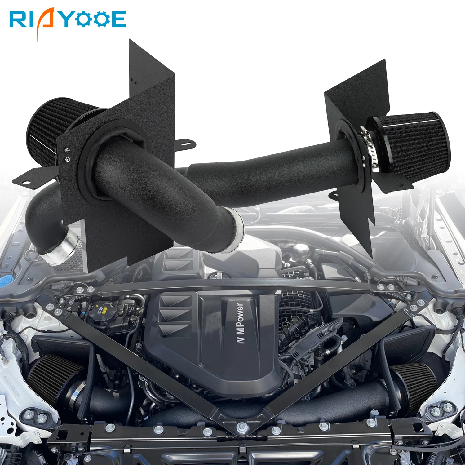 Автомобильный комплект впускных трубок холодного воздуха подходит для BMW M3 M4 G80 G82