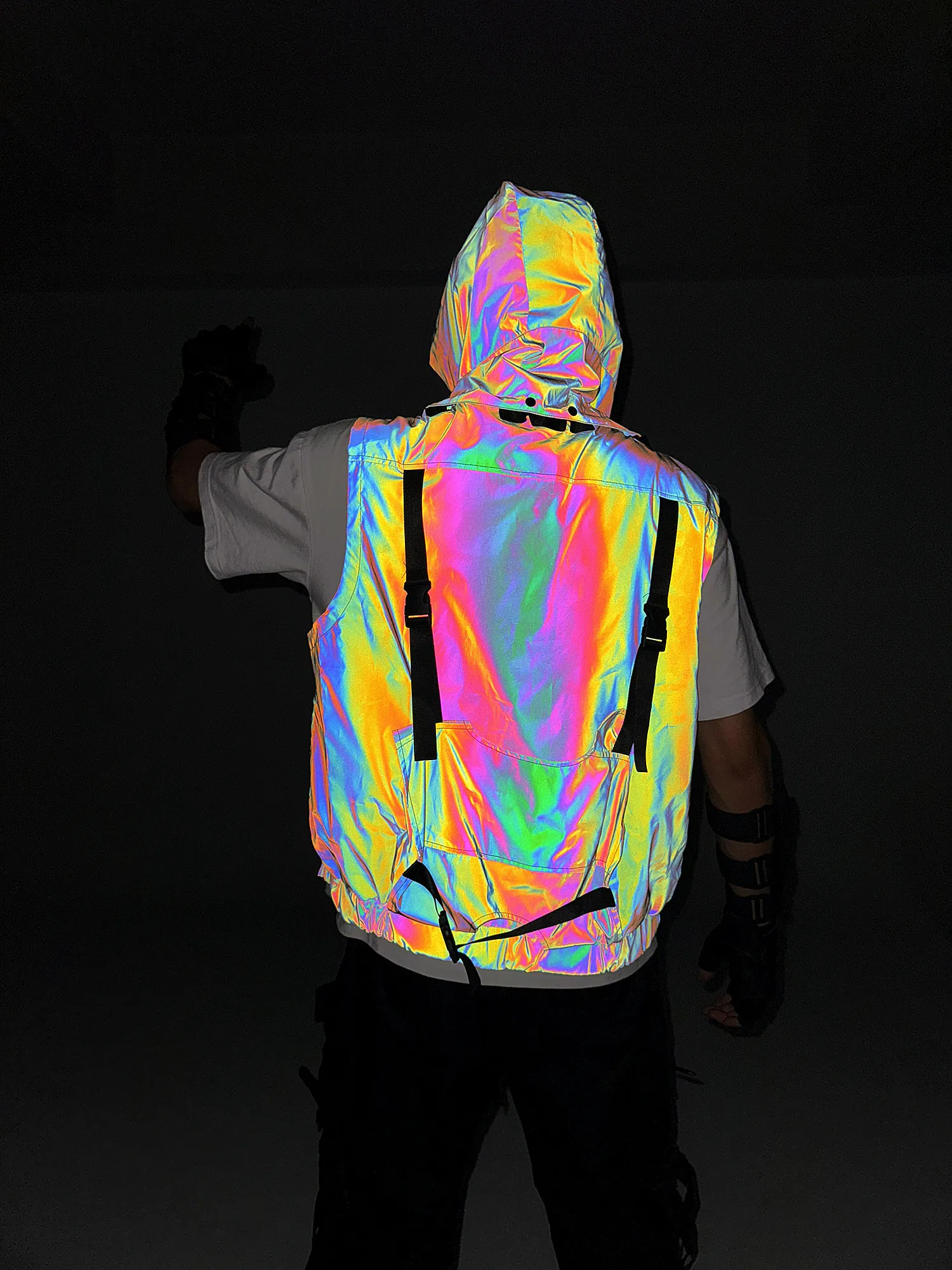 Новинка 2024 дезийский мужской голографический светоотражающий красочный