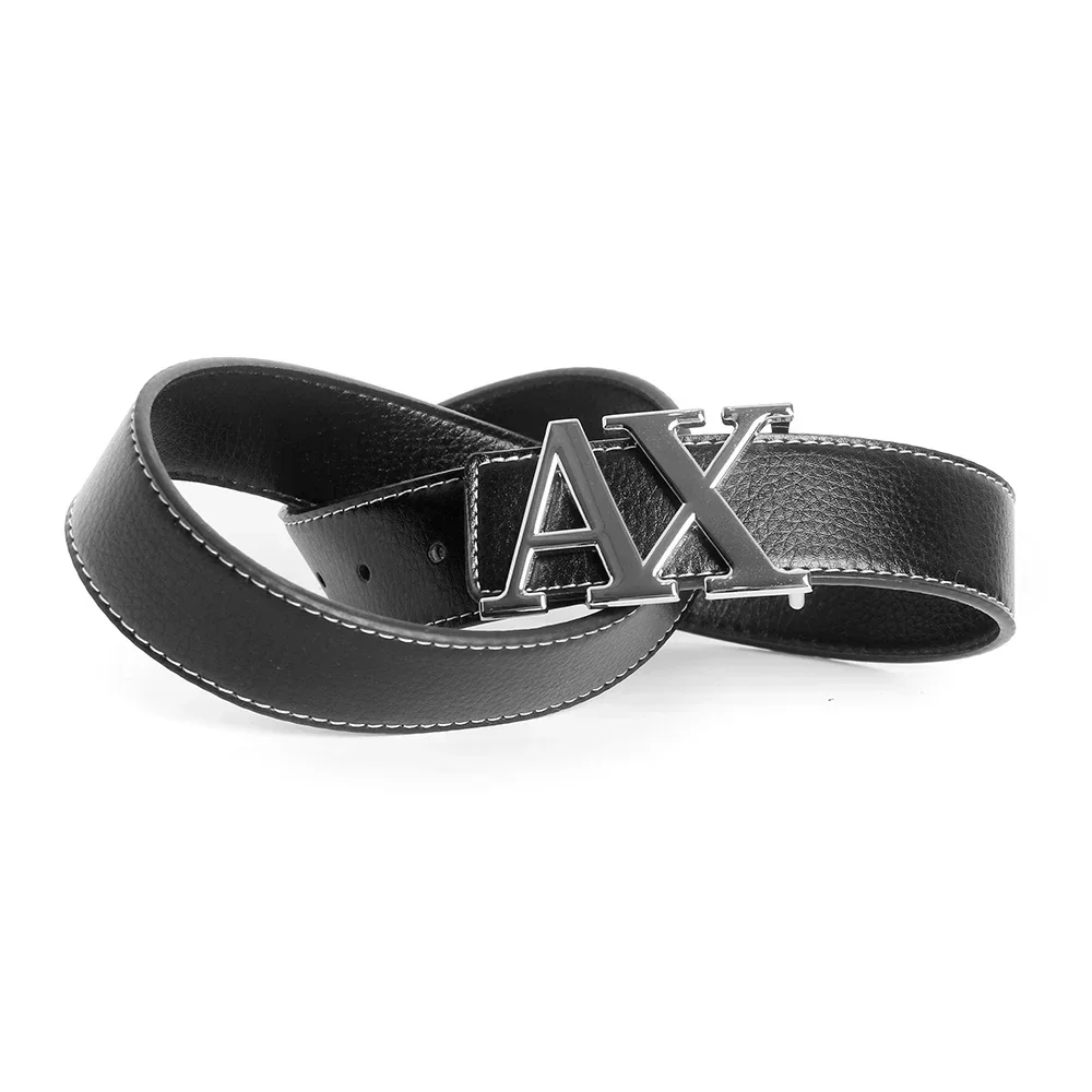 Ремень из натуральной кожи для мужчин и женщин деловой Роскошный дизайнерский