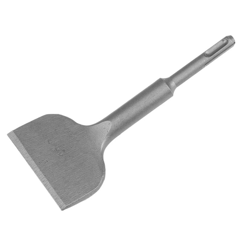 

Hot Electric Hammer Chisel Round Shank Two Pits Two Grooves Curved Chisel Shovel Wall Concrete Percussion Drill(180Mm)